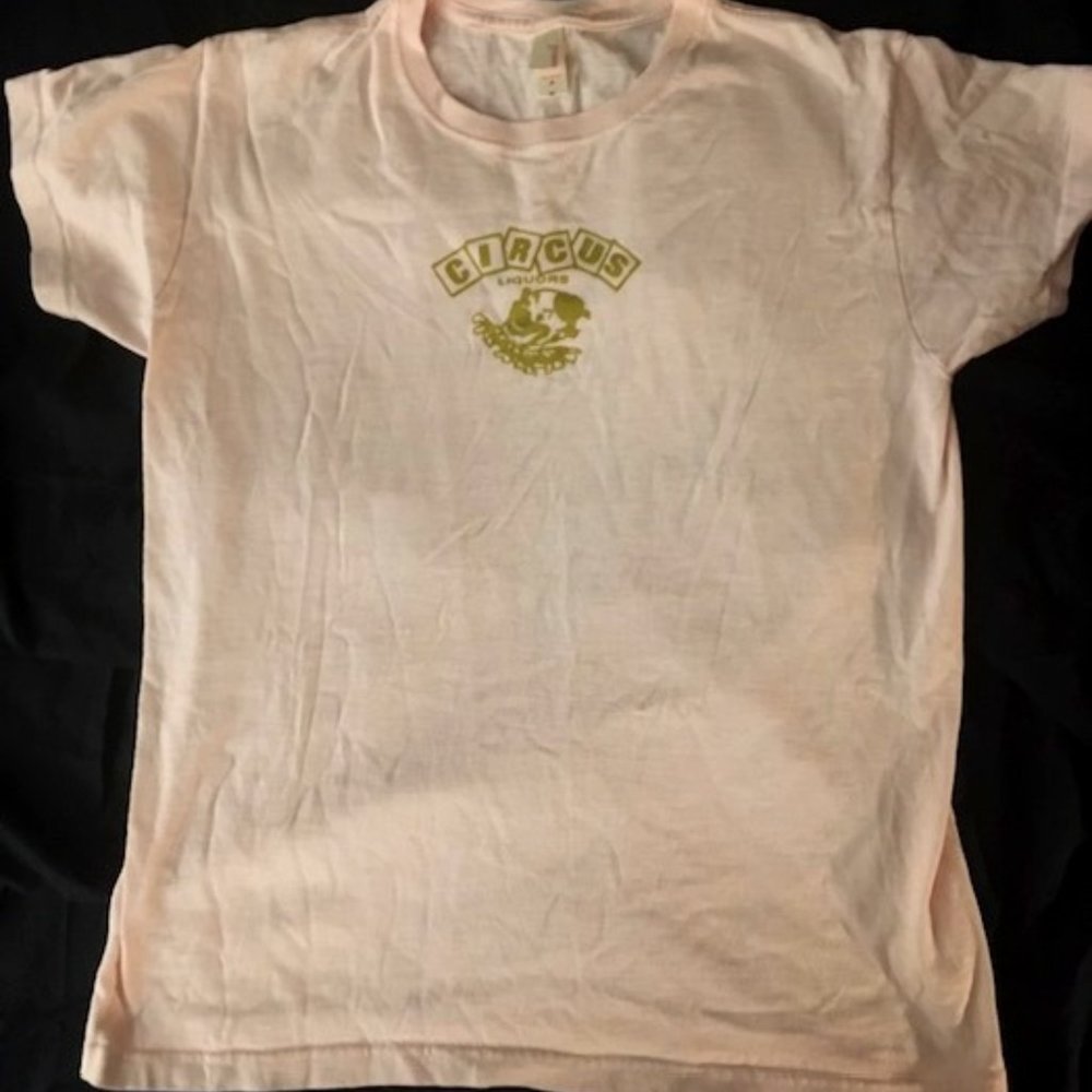 Pink Vintage 90s Circus Liquors T-Shirt